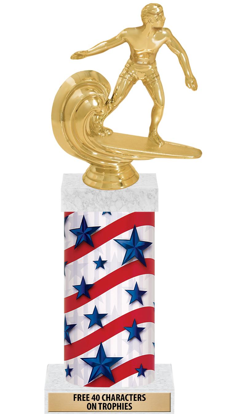 14" AMER GLORY GD FIG SQR TRP