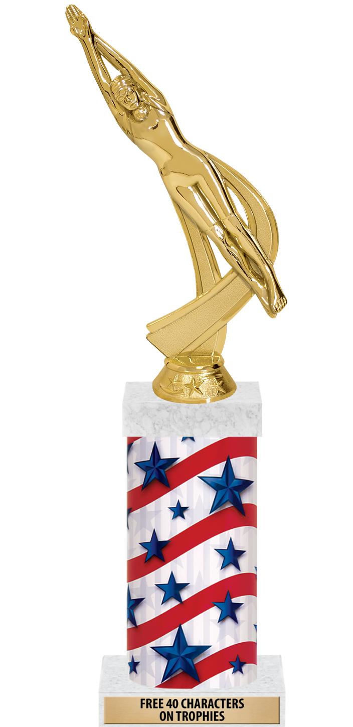 14" AMER GLORY GD FIG SQR TRP