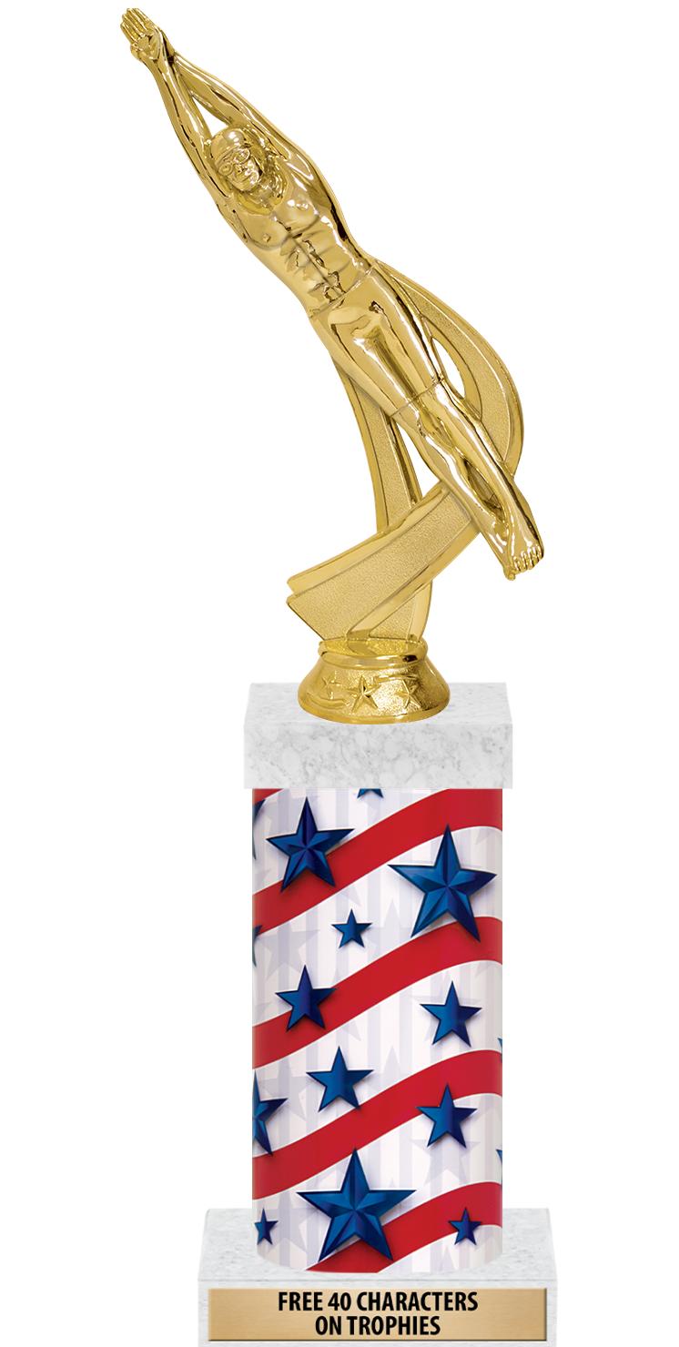 14" AMER GLORY GD FIG SQR TRP