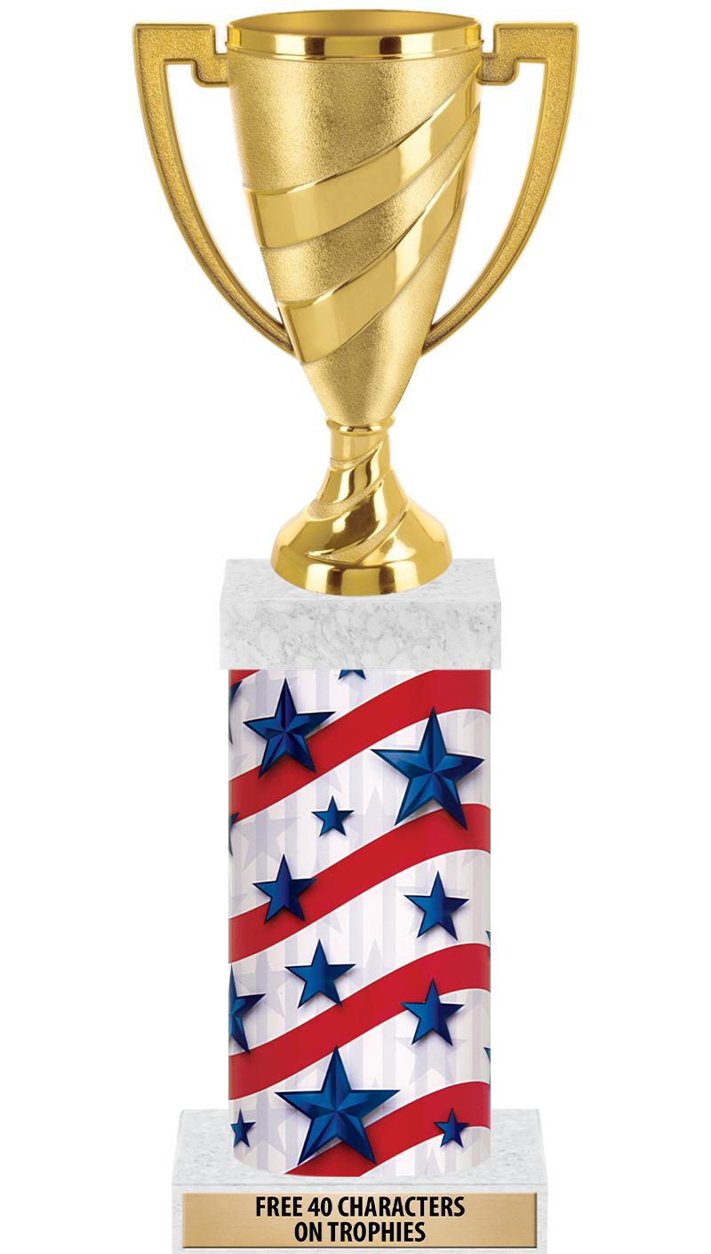 14" AMER GLORY GD FIG SQR TRP