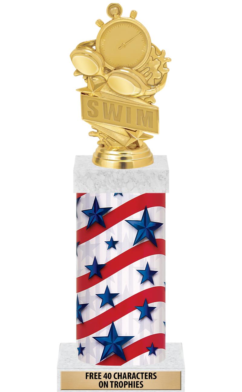 14" AMER GLORY GD FIG SQR TRP