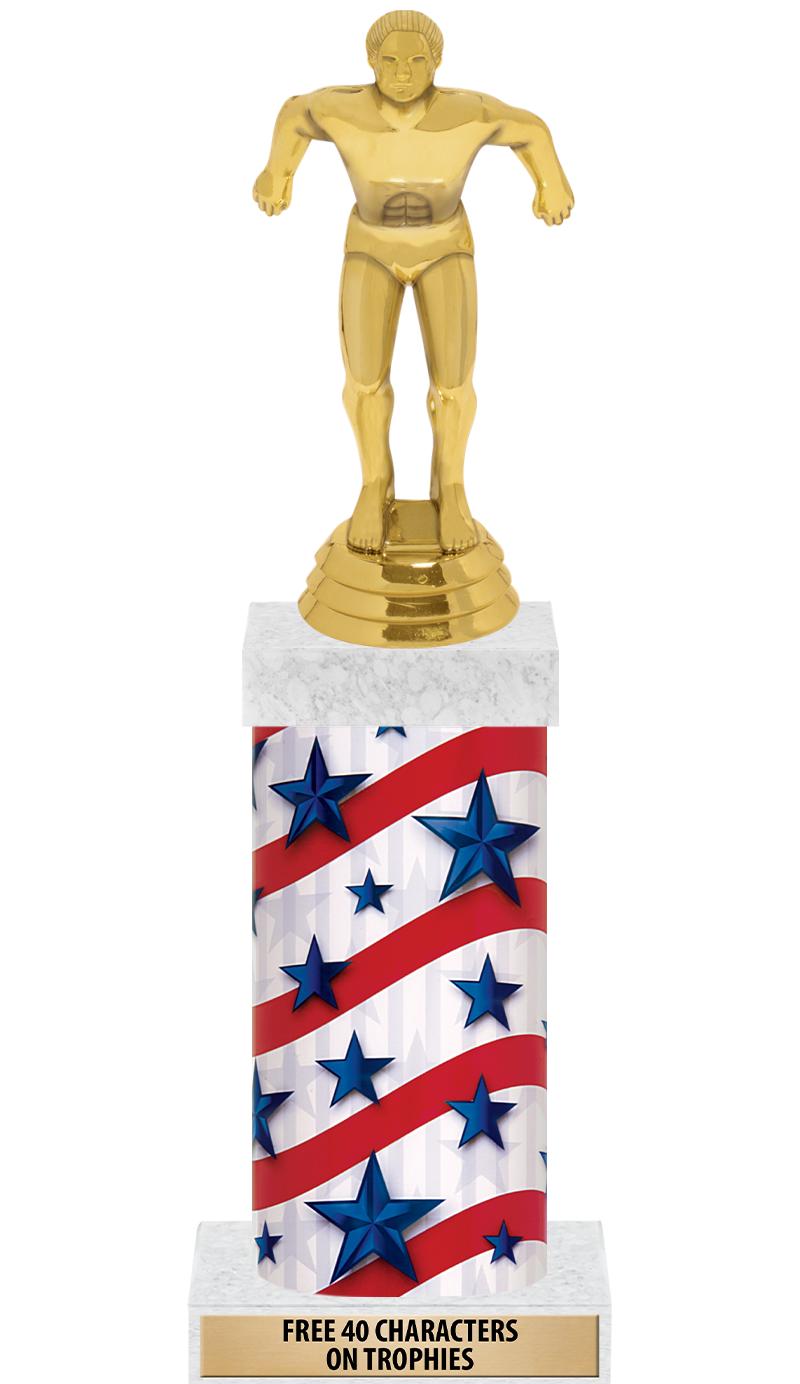 14" AMER GLORY GD FIG SQR TRP