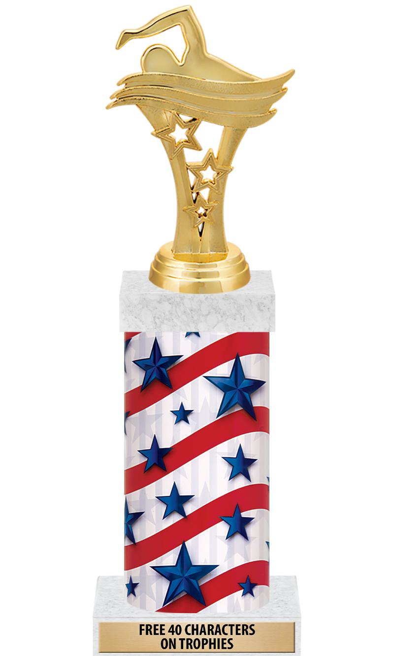 14" AMER GLORY GD FIG SQR TRP