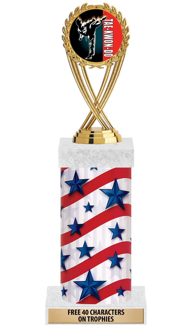 14" AMER GLORY GD FIG SQR TRP