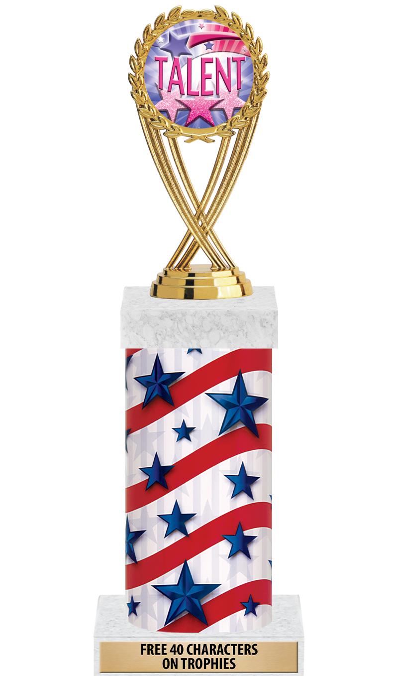 14" AMER GLORY GD FIG SQR TRP