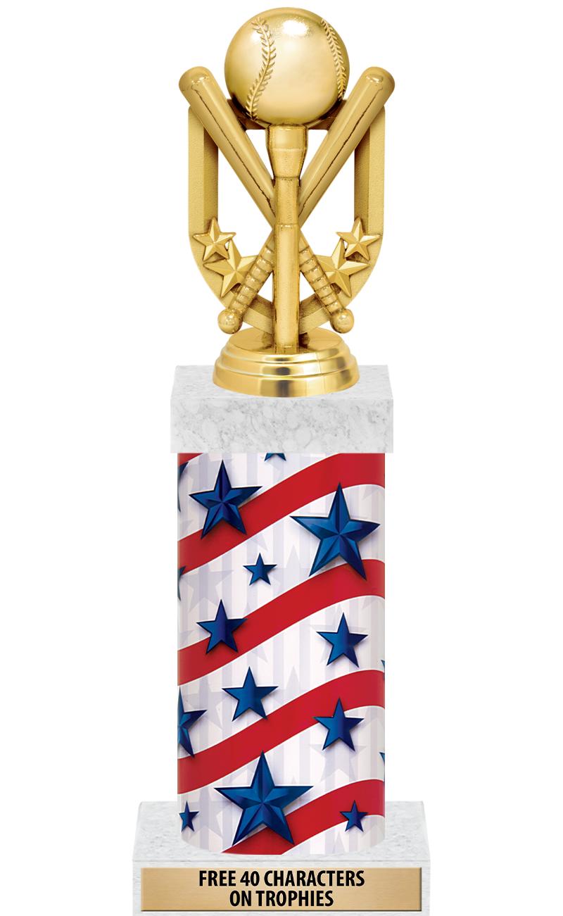 14" AMER GLORY GD FIG SQR TRP