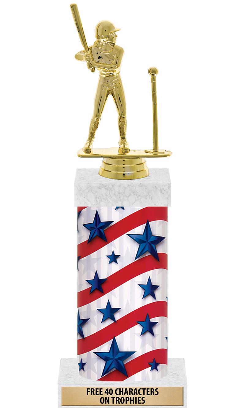 14" AMER GLORY GD FIG SQR TRP