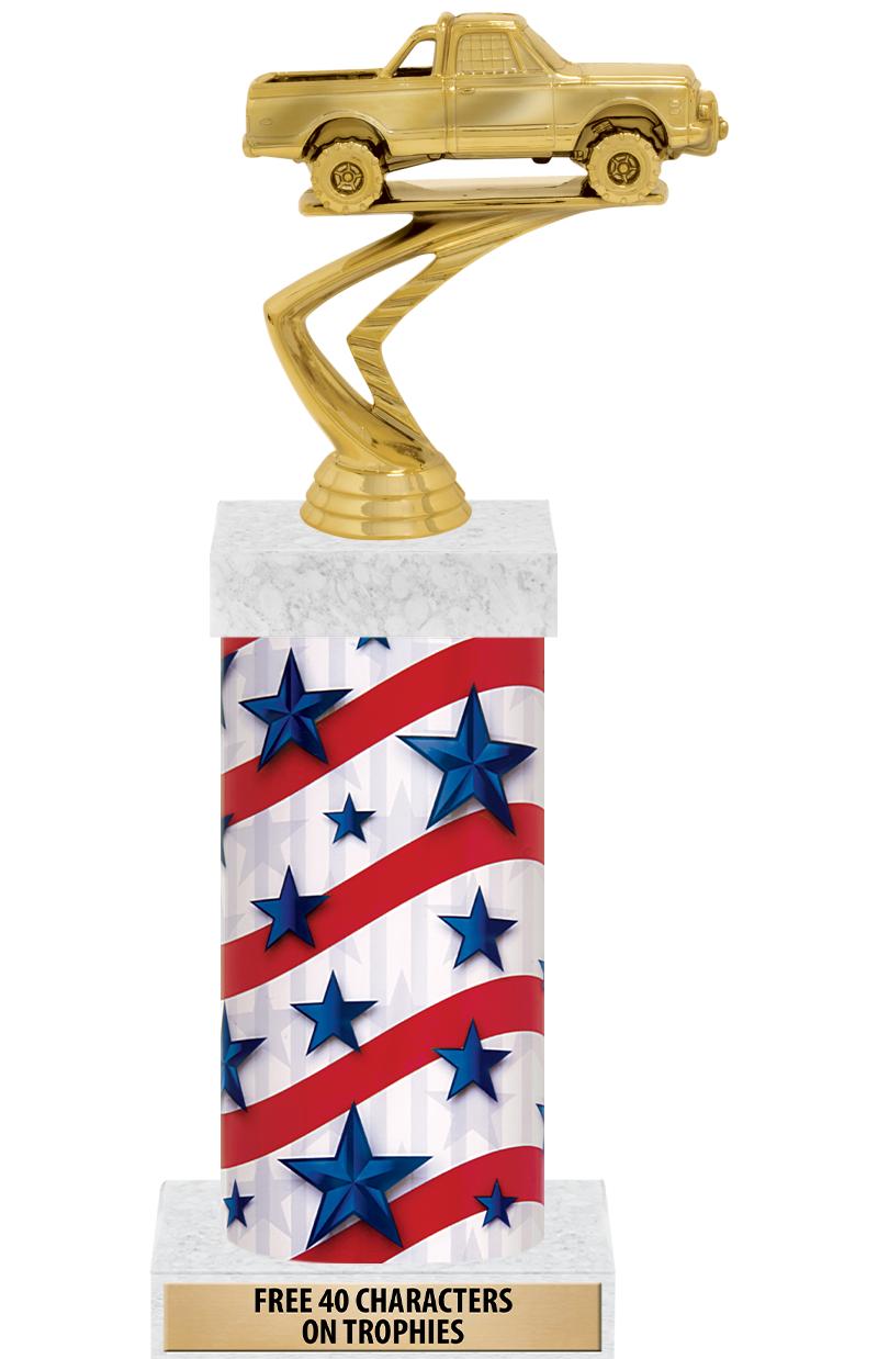 14" AMER GLORY GD FIG SQR TRP