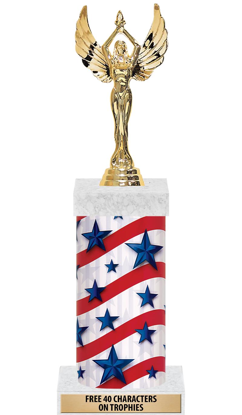 14" AMER GLORY GD FIG SQR TRP