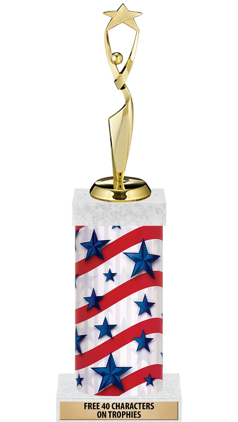 14" AMER GLORY GD FIG SQR TRP