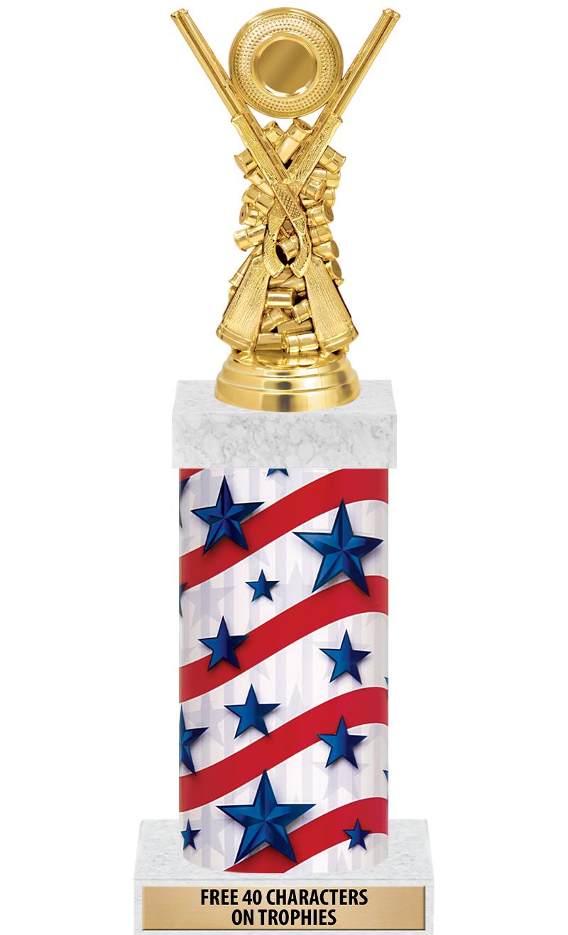 14" AMER GLORY GD FIG SQR TRP