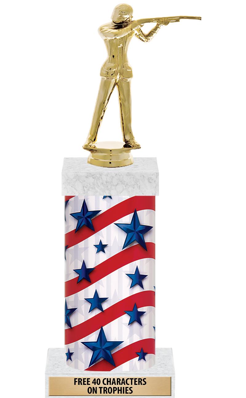 14" AMER GLORY GD FIG SQR TRP