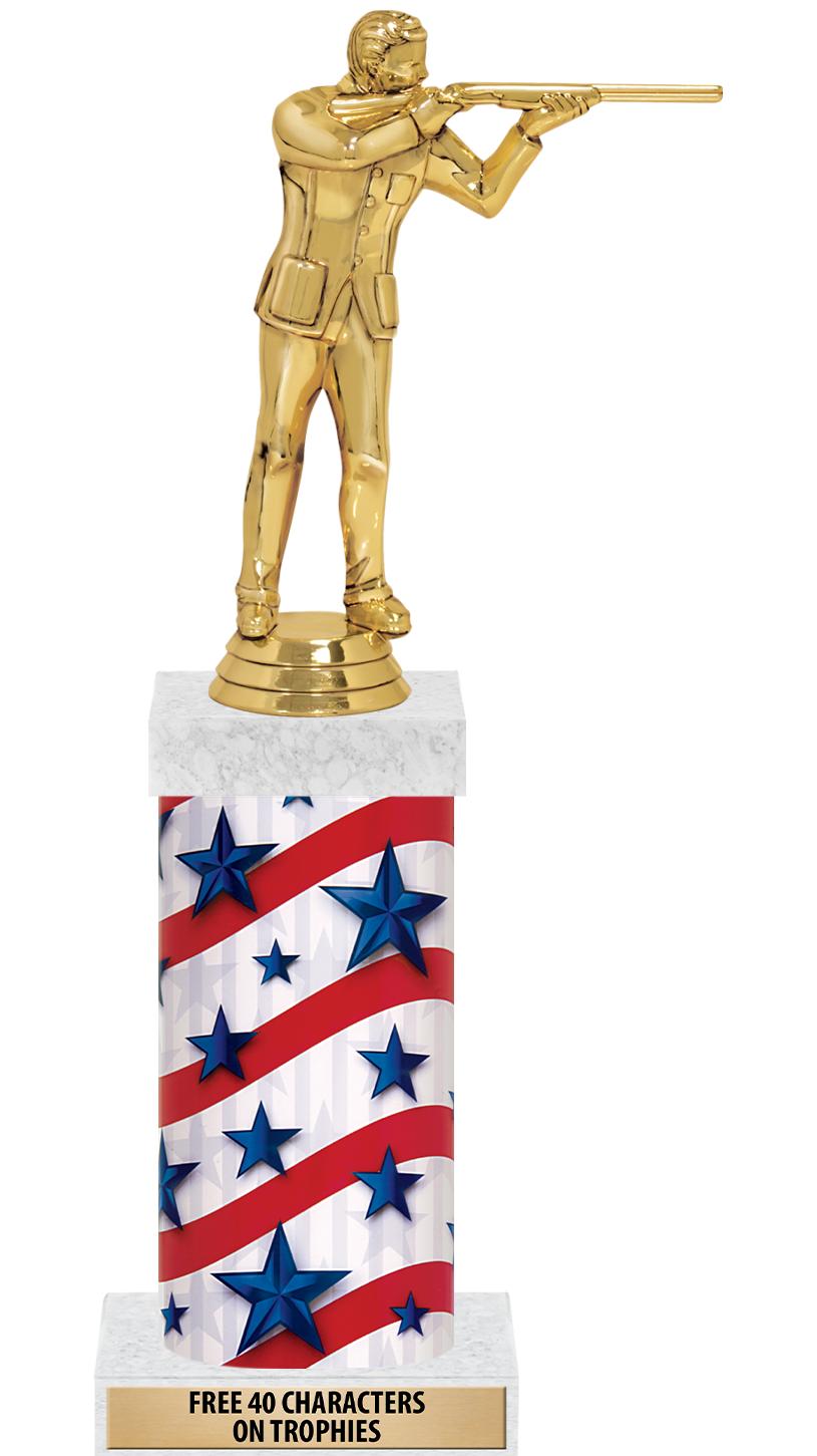 14" AMER GLORY GD FIG SQR TRP