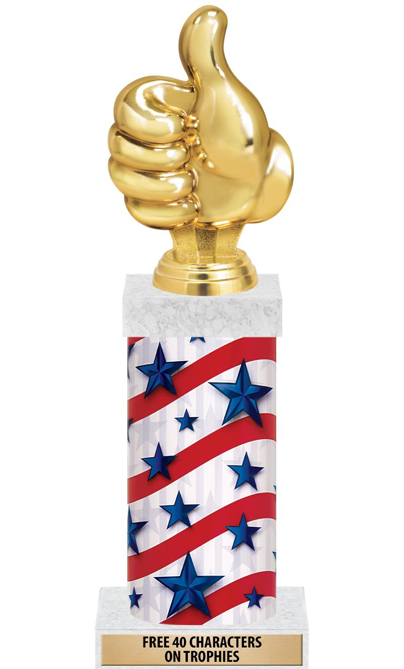 14" AMER GLORY GD FIG SQR TRP