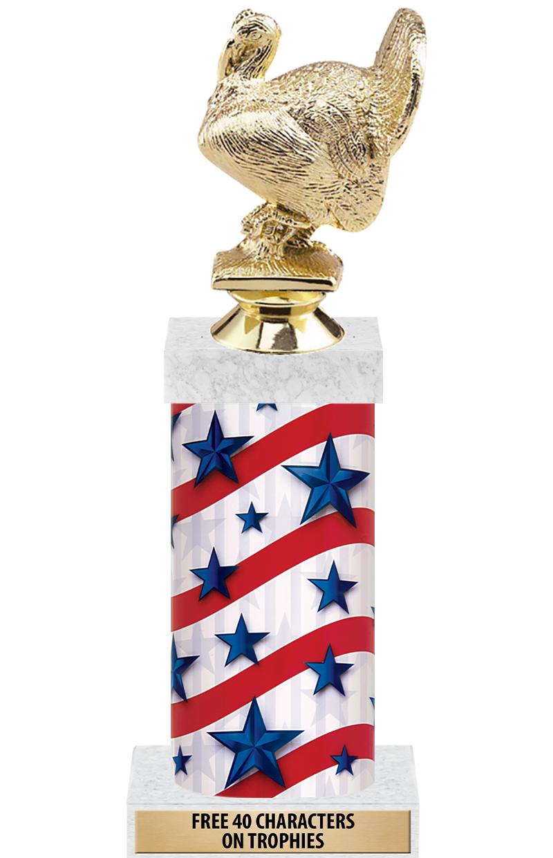 14" AMER GLORY GD FIG SQR TRP