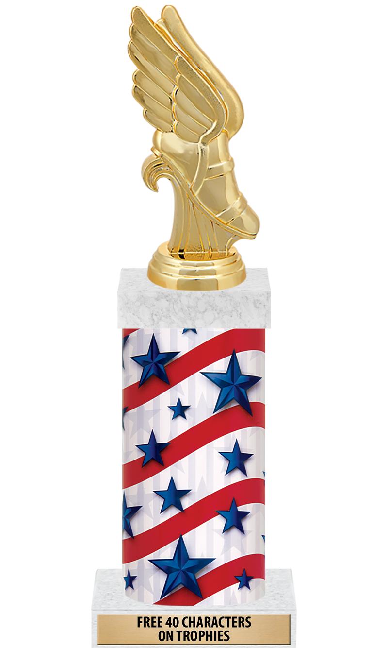 14" AMER GLORY GD FIG SQR TRP