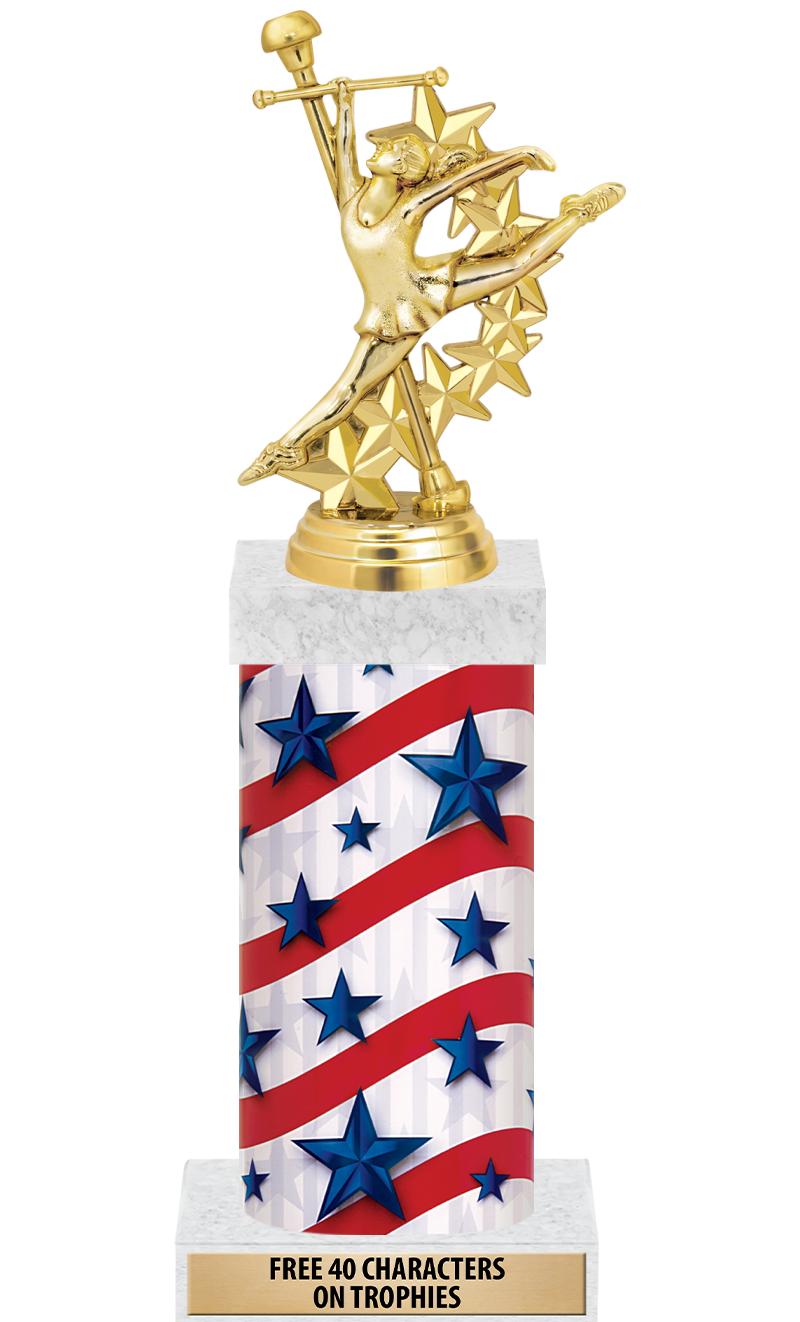 14" AMER GLORY GD FIG SQR TRP