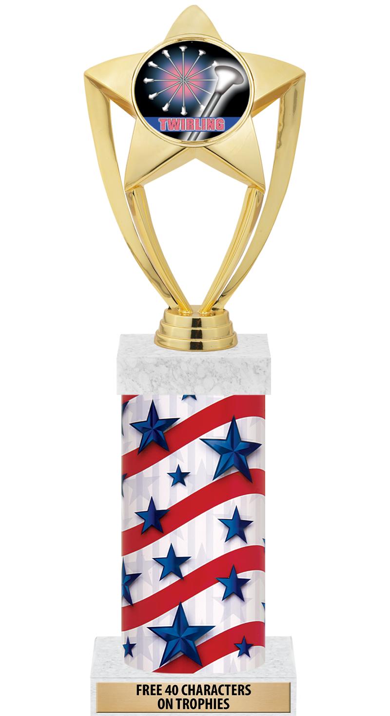 14" AMER GLORY GD FIG SQR TRP