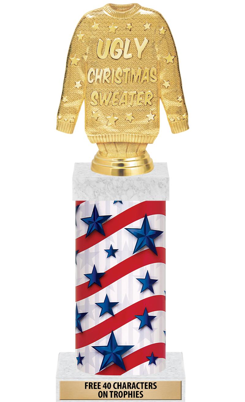 14" AMER GLORY GD FIG SQR TRP