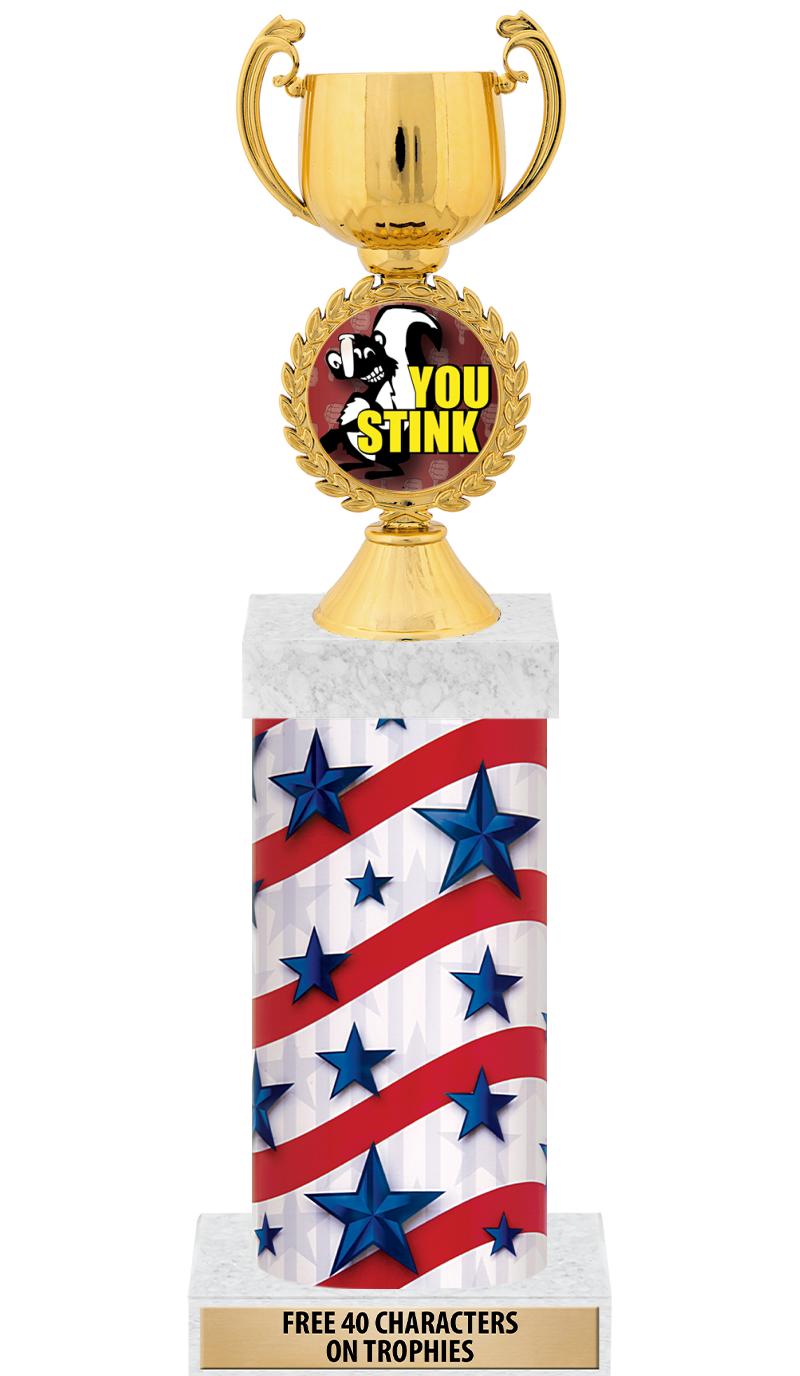 14" AMER GLORY GD FIG SQR TRP