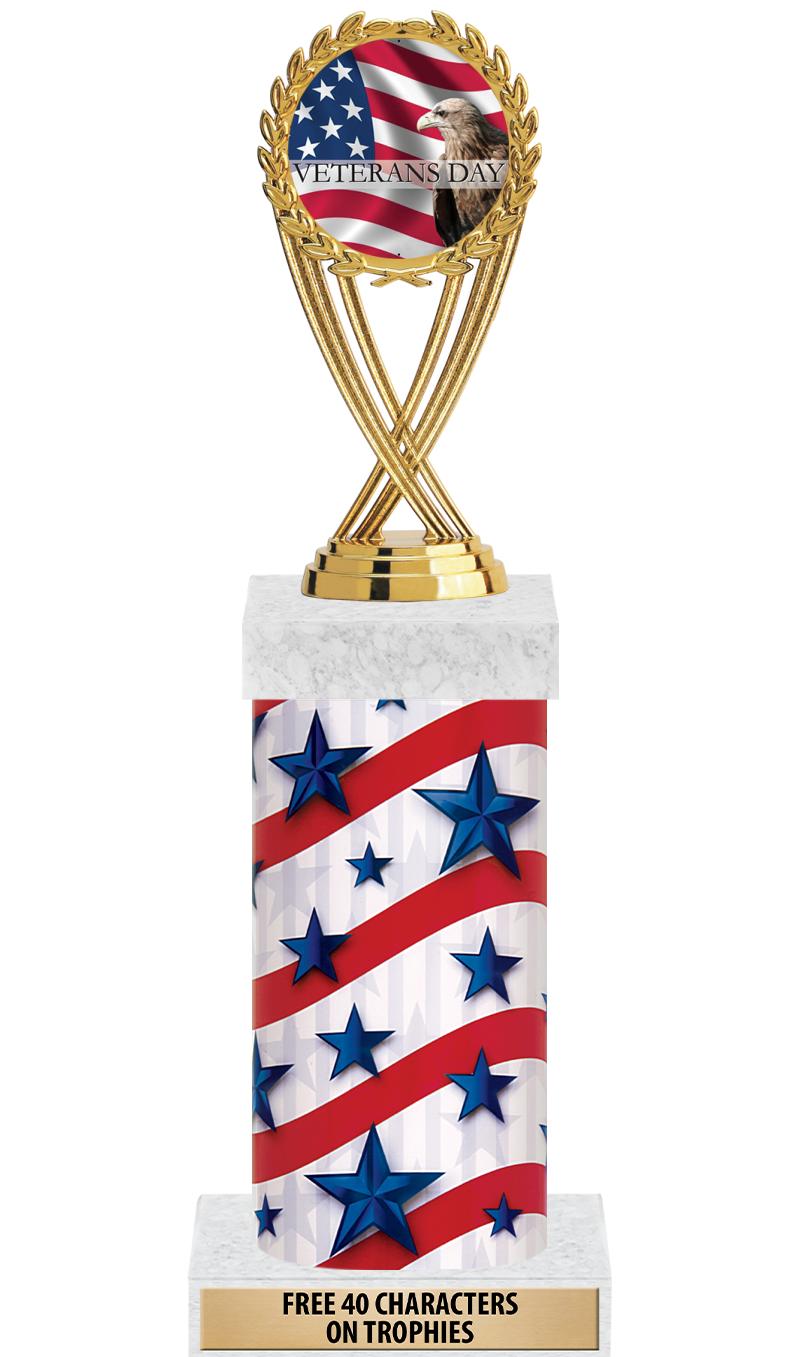 14" AMER GLORY GD FIG SQR TRP