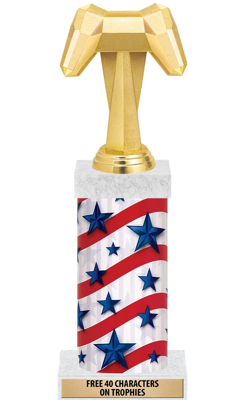 14" AMER GLORY GD FIG SQR TRP