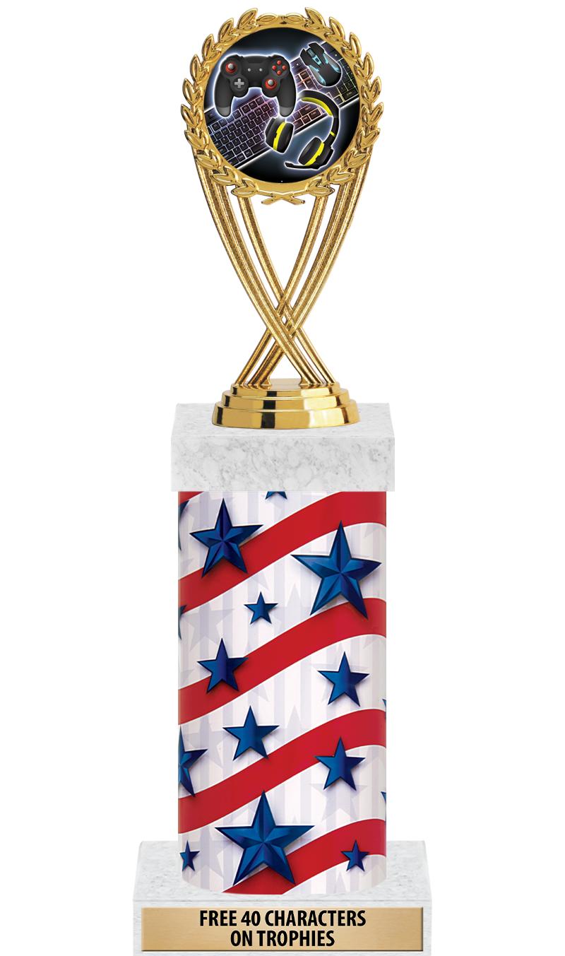 14" AMER GLORY GD FIG SQR TRP