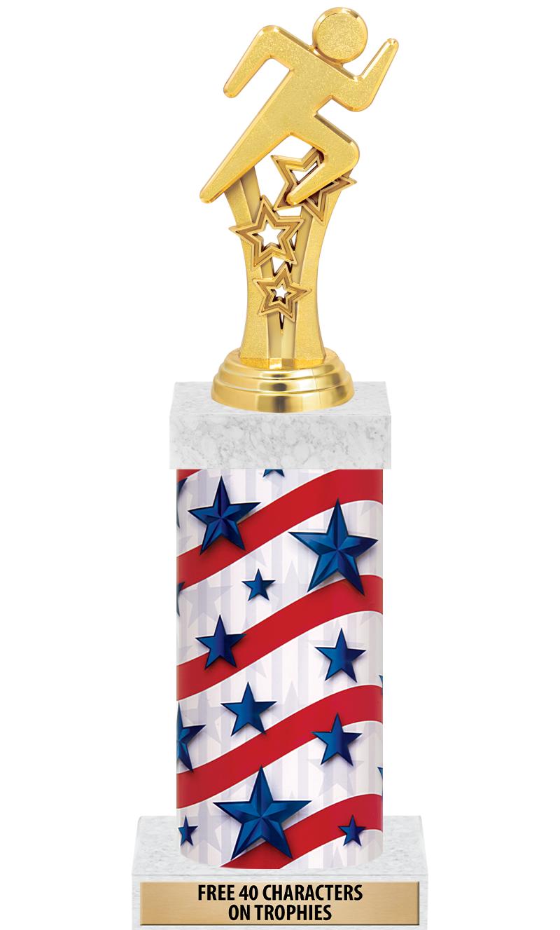 14" AMER GLORY GD FIG SQR TRP