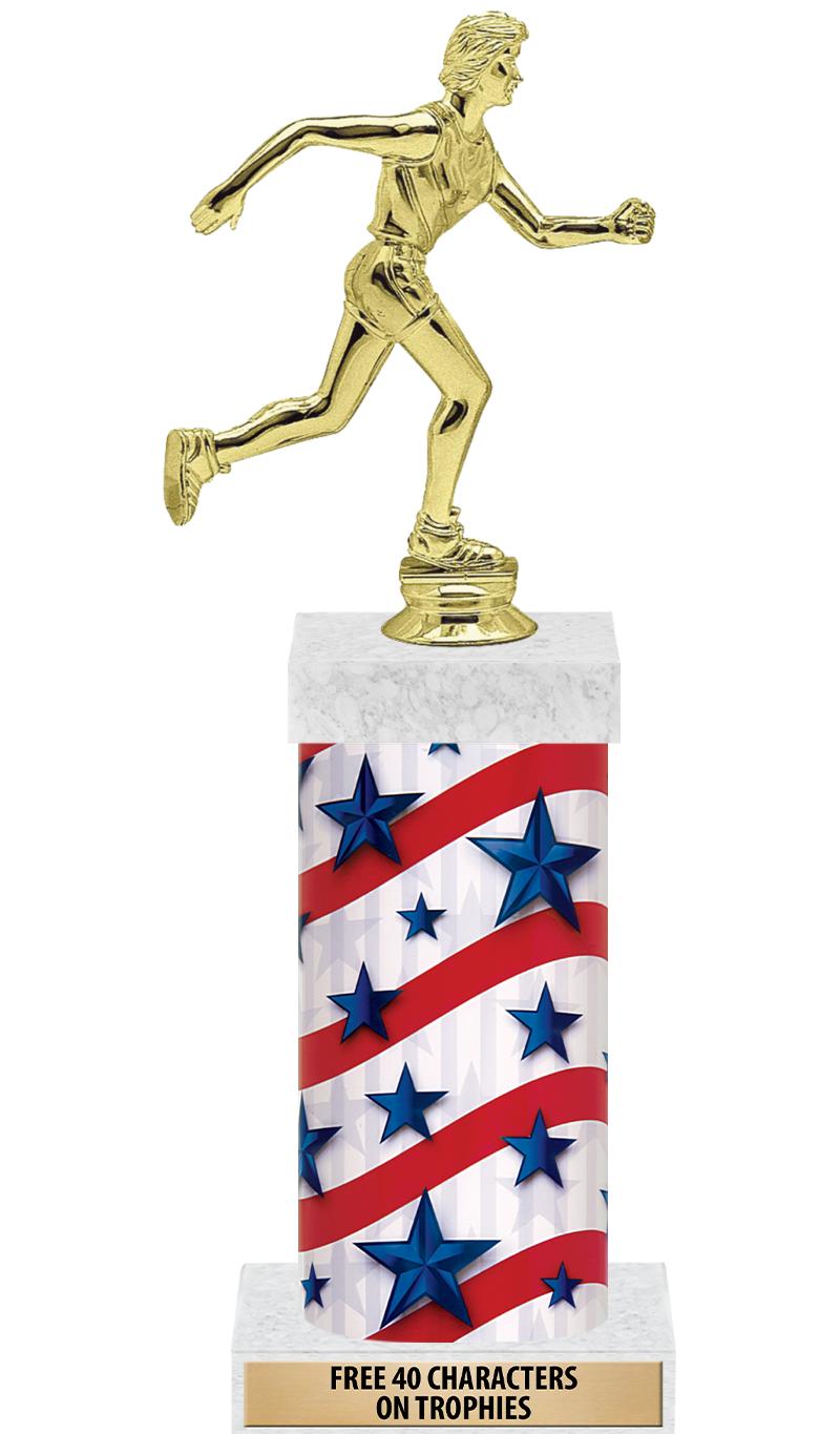 14" AMER GLORY GD FIG SQR TRP