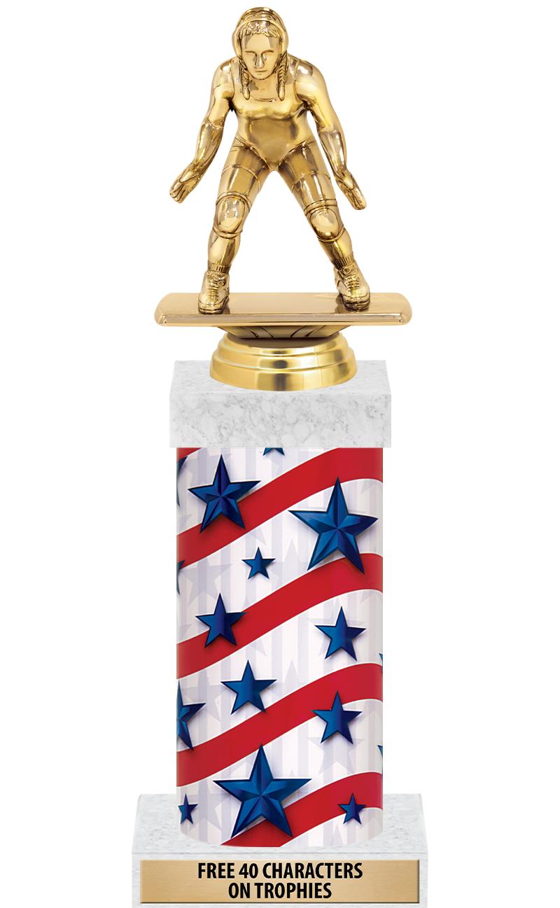 14" AMER GLORY GD FIG SQR TRP