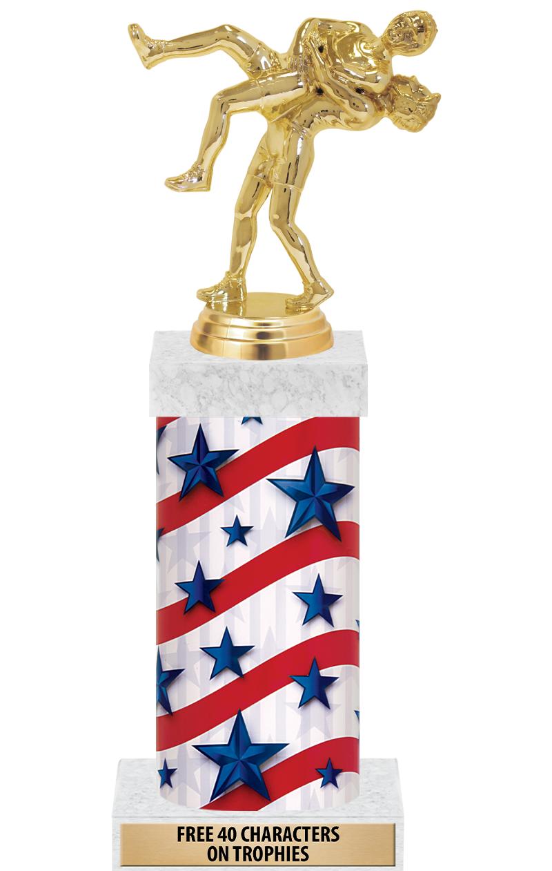 14" AMER GLORY GD FIG SQR TRP