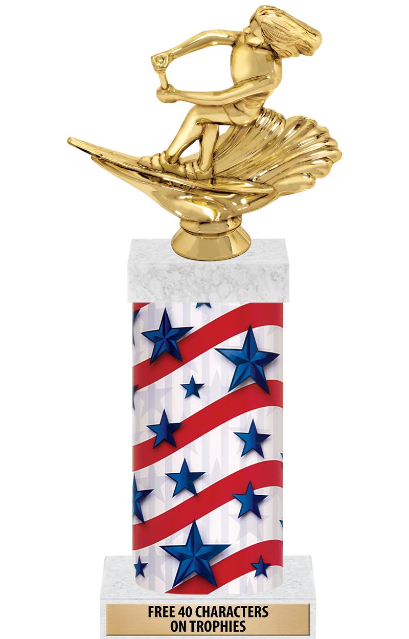 14" AMER GLORY GD FIG SQR TRP