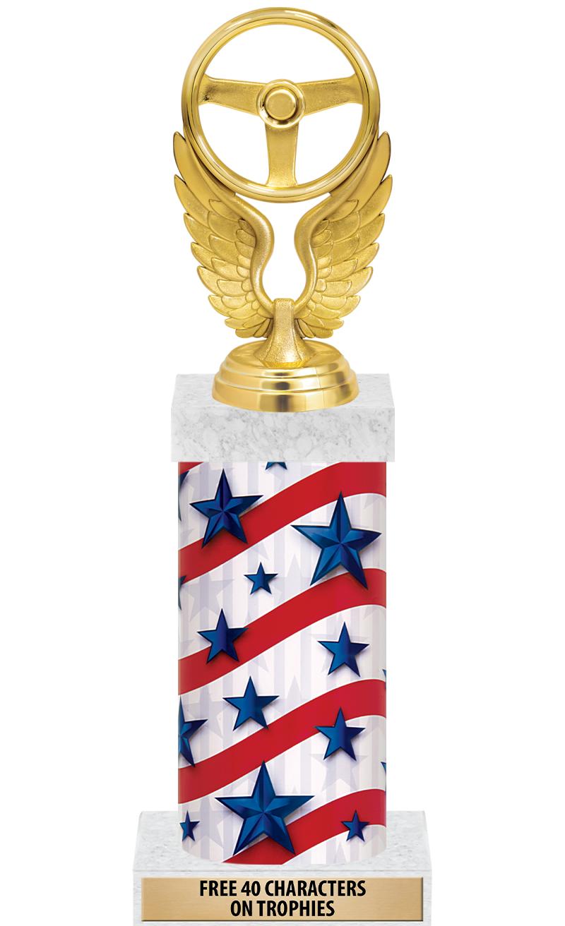 14" AMER GLORY GD FIG SQR TRP