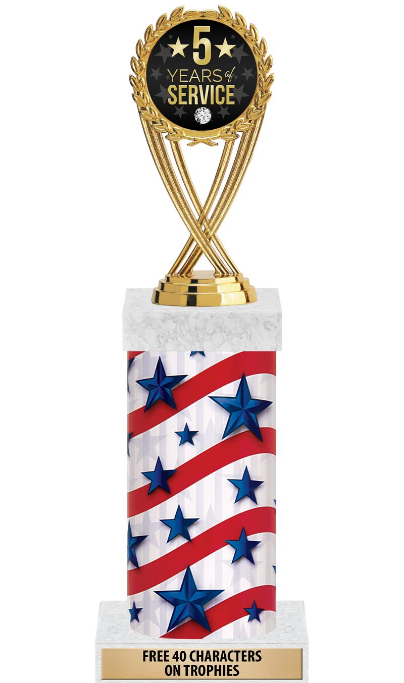 14" AMER GLORY GD FIG SQR TRP