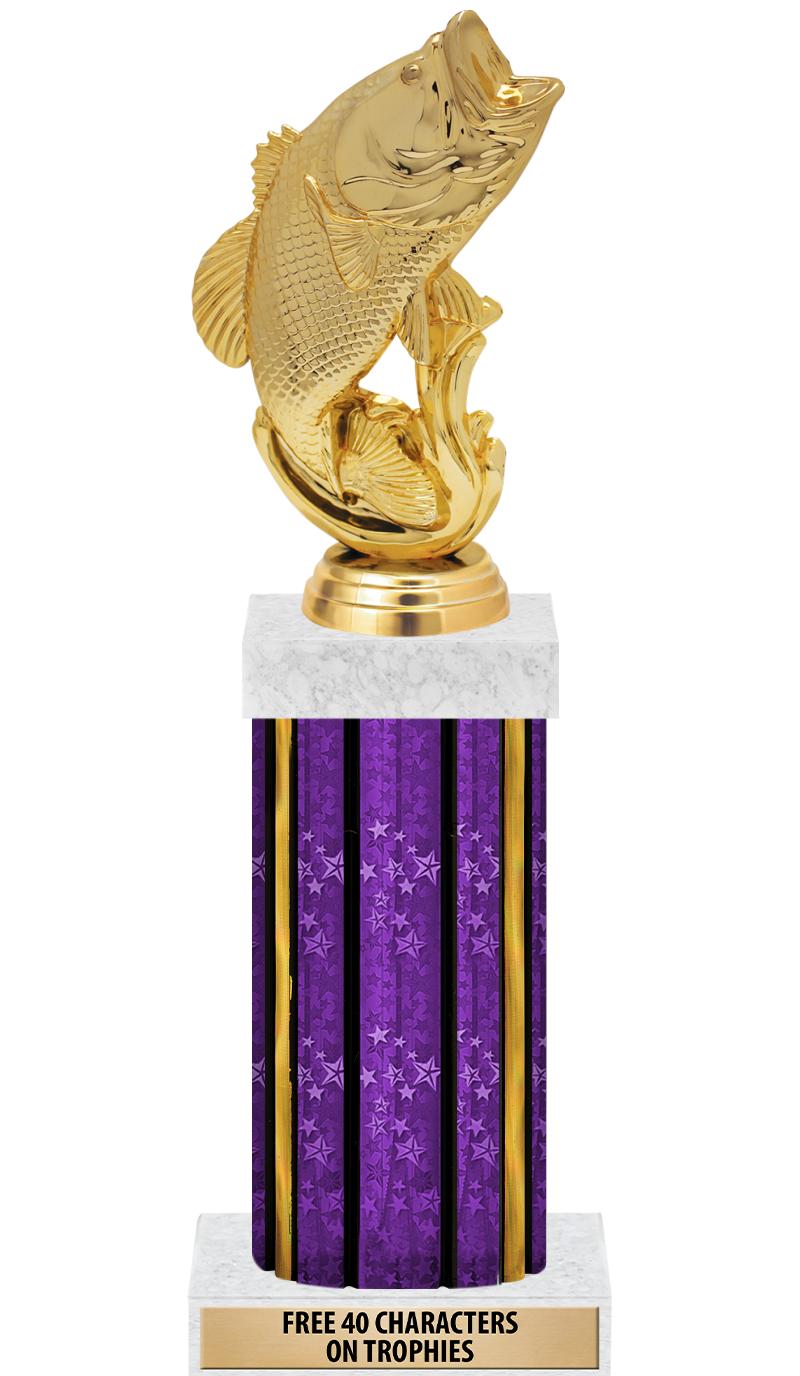 14"PRPL/GD-STARS-GD FIG/SQUARE