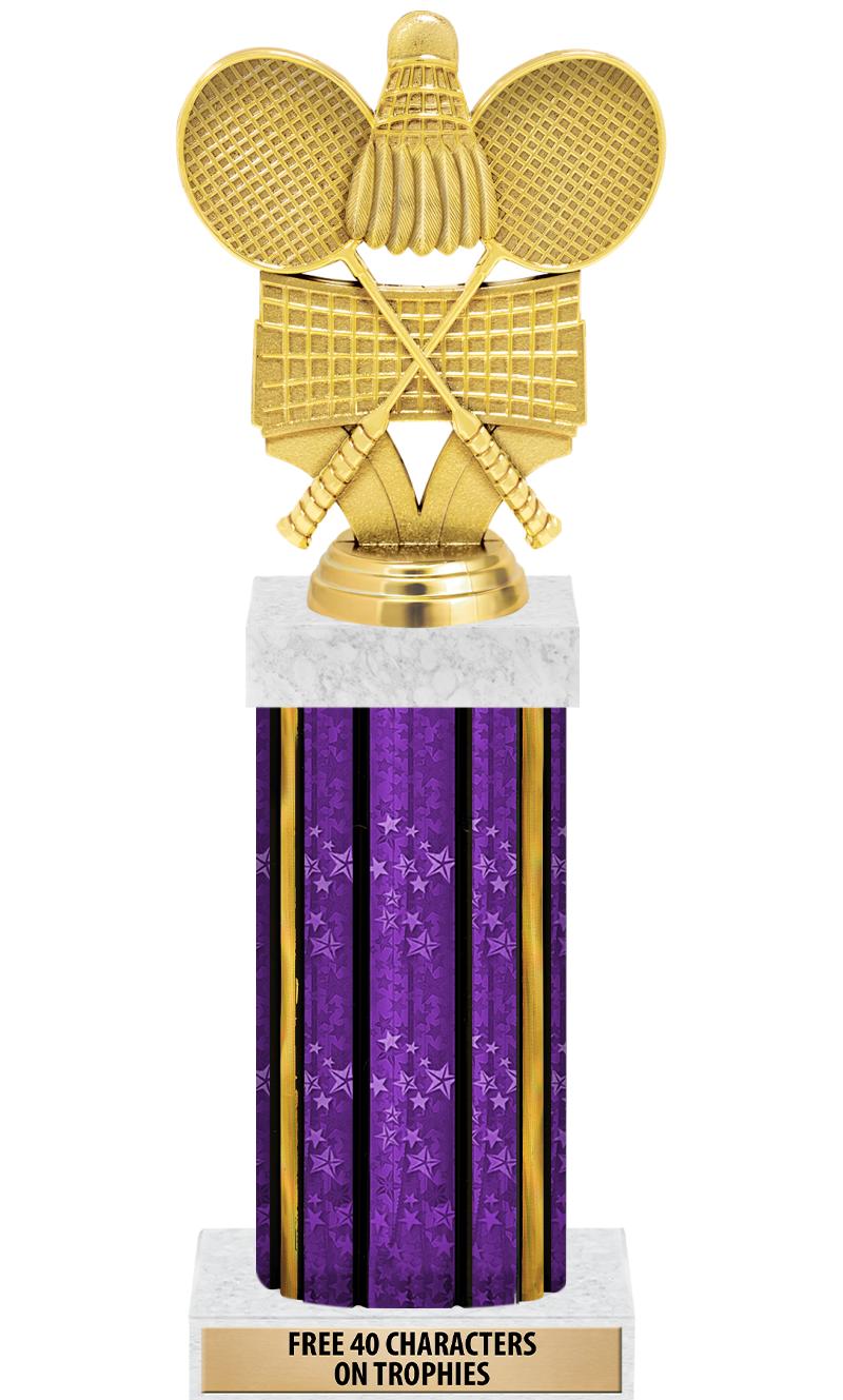 14"PRPL/GD-STARS-GD FIG/SQUARE