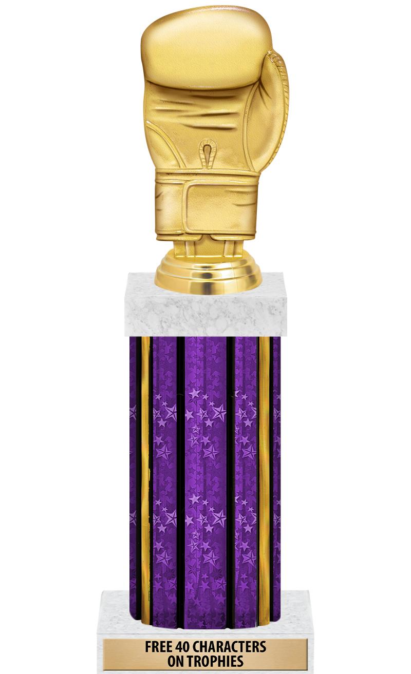 14"PRPL/GD-STARS-GD FIG/SQUARE