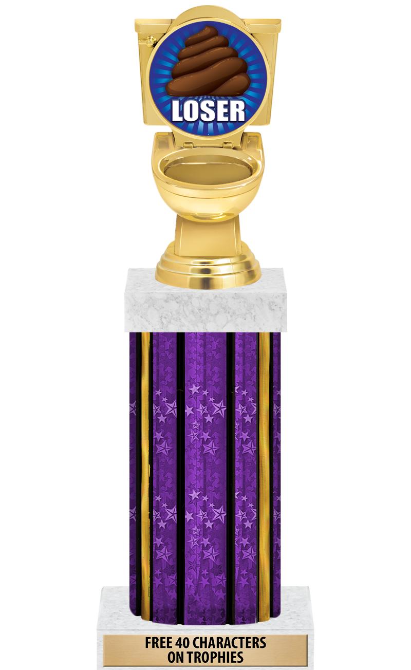 14"PRPL/GD-STARS-GD FIG/SQUARE