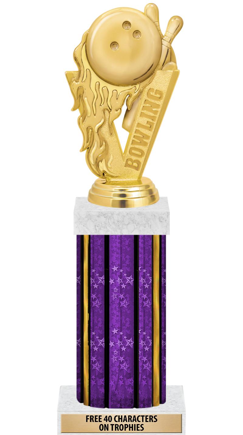 14"PRPL/GD-STARS-GD FIG/SQUARE