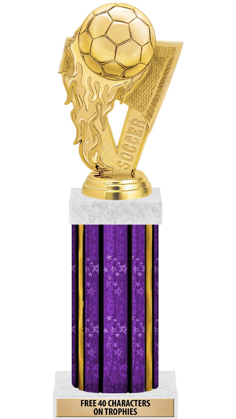 14"PRPL/GD-STARS-GD FIG/SQUARE