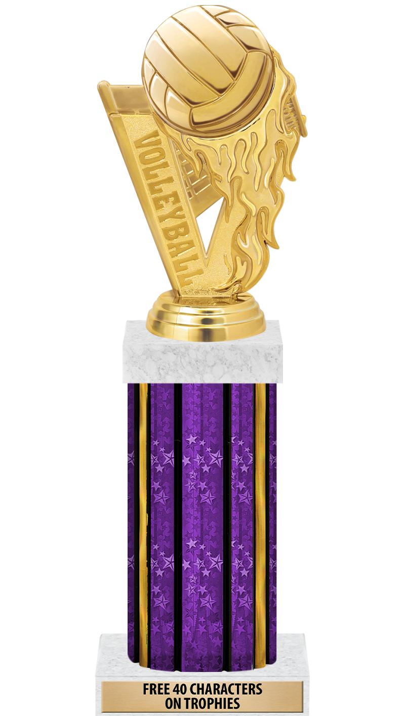 14"PRPL/GD-STARS-GD FIG/SQUARE