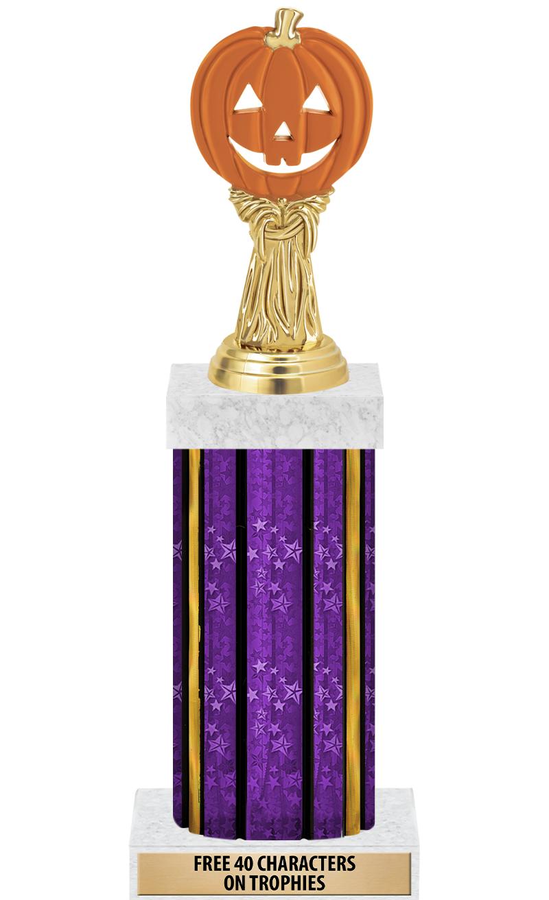 14"PRPL/GD-STARS-GD FIG/SQUARE