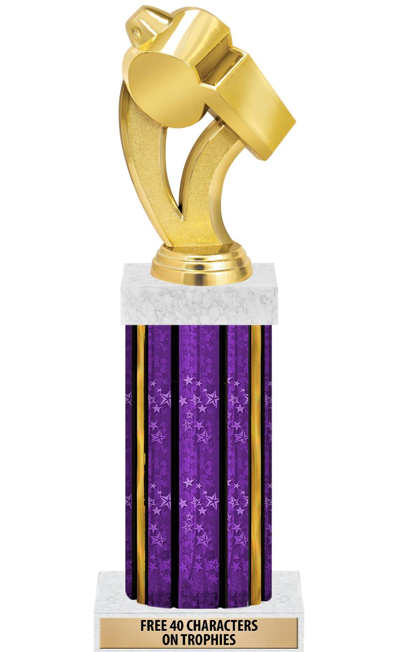 14"PRPL/GD-STARS-GD FIG/SQUARE