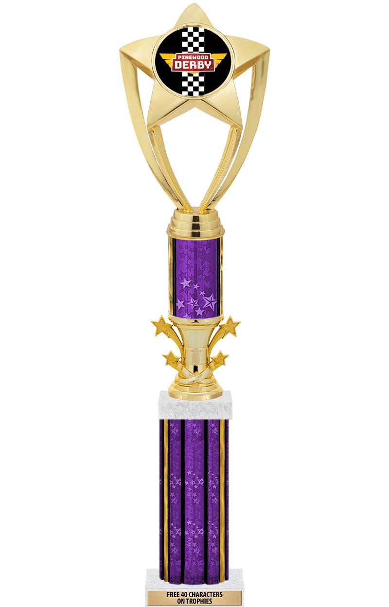 20"PRPL/G-STRS-STARBL DX ROCKT