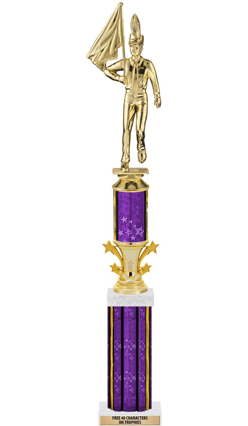 20"PRPL/G-STRS-STARBL DX ROCKT