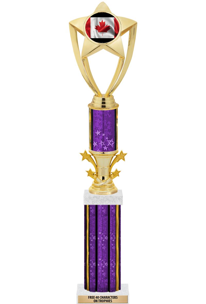 20"PRPL/G-STRS-STARBL DX ROCKT