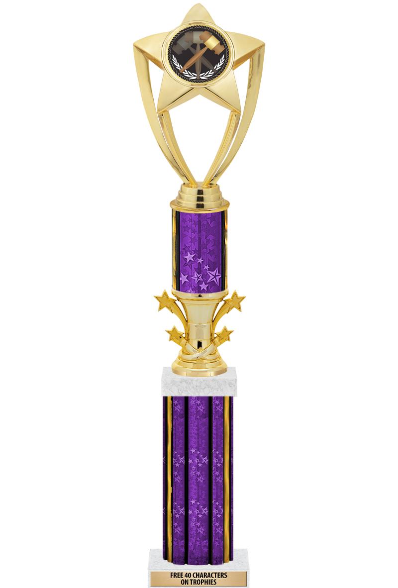 20"PRPL/G-STRS-STARBL DX ROCKT