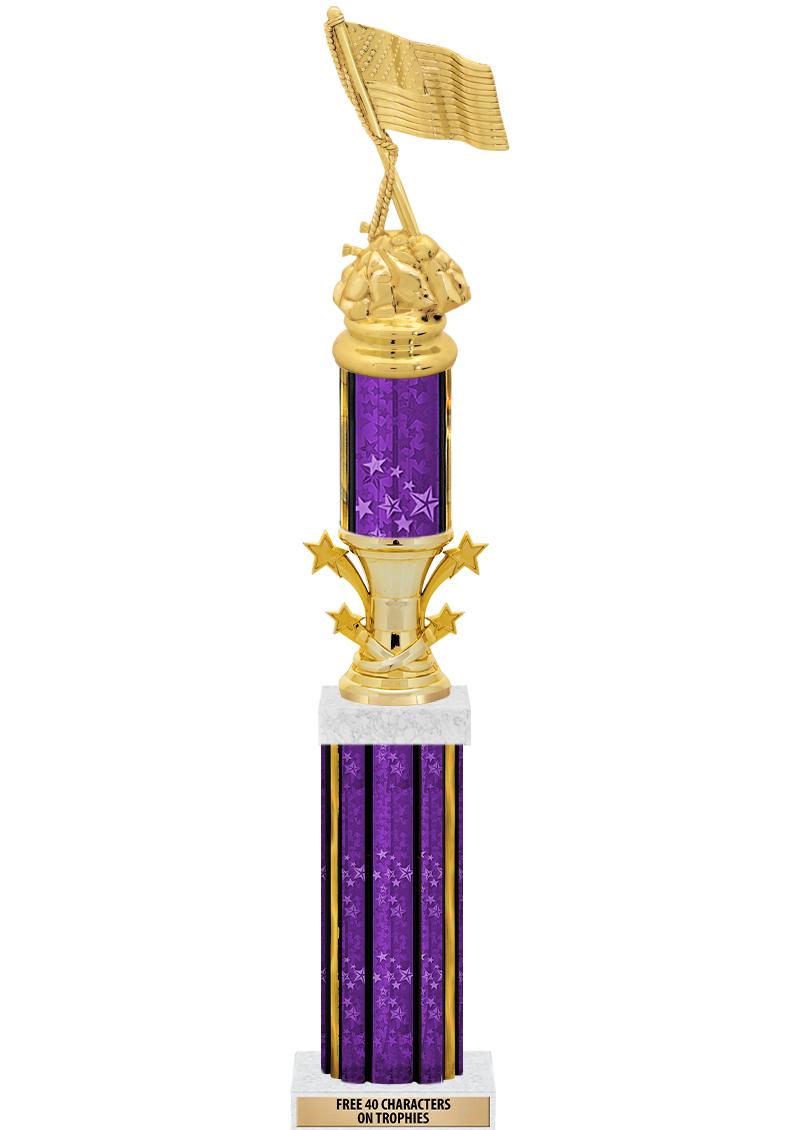 20"PRPL/G-STRS-STARBL DX ROCKT