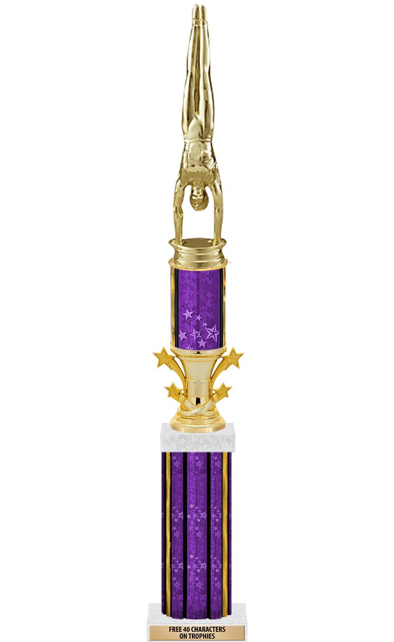 20"PRPL/G-STRS-STARBL DX ROCKT