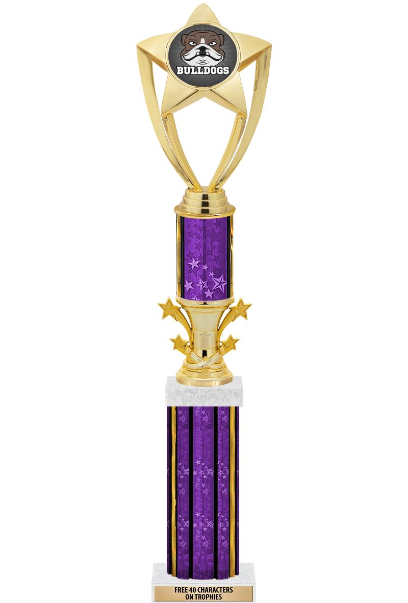 20"PRPL/G-STRS-STARBL DX ROCKT